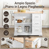 SoBuy Sideboard mit Gummiplatte 130x71x91cm FKW41-WN