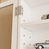 SoBuy FSB113-W Mobiletto da Parete Sospeso con Ante Battenti, Bianco - immagine 6/12