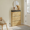 SoBuy FSR226-E-N Scarpiera con Asciugatura e Disinfezione, Rovere Chiaro - immagine 2/12