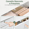SoBuy FSR94-WG Scarpiera Portascarpe - Capienza 12 Paia Adulto Taglia EU47 Ante Aperte