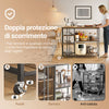 SoBuy Side trolley 110x45x92cm SVW18-F